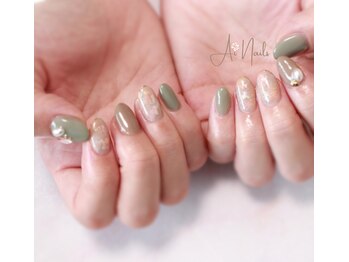 アイネイルズ(Ai nails)/スモーキーカラーならこちら♪