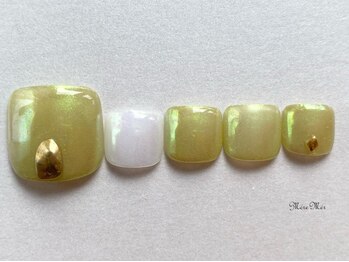 パラジェル認定サロン メールメール 池袋店(MereMer)/オーロラフットネイル