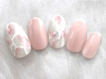 ネイルサロン タイムズスクエア 梅田店(Nail Salon Times Square)/オフィスピンク☆大理石ネイル