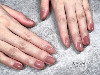 ラヴィズム アイラッシュ アンド ネイル (LUVISM)/ワンカラーネイル♪ 担当:宮下