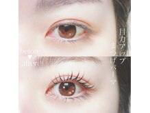 マコール(MaCall)の雰囲気（ラッシュリフト根元から立上げカールふんわりカールどちらも可能）