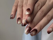 ミエレ(miele)/もやもやブラウンラテネイル