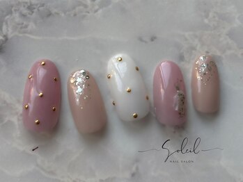 ネイルサロン ソレイユ(Nailsalon Soleil)/定額トレンドデザイン &nbsp;￥7500