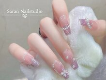 トレンドのワンホンネイルから上品シンプルまで♪肌馴染みカラーならSaran Nailstudioにおまかせ！