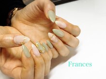 フランセス(Frances)/リーフ×スタッズネイル
