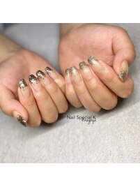 ラメグラデーション＋追加カラー