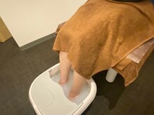 リラケア/足湯で身体を芯から温めます！