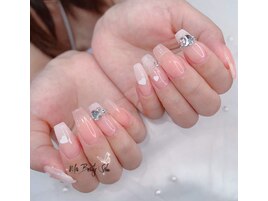 バレンタインネイル