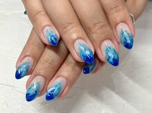 ビューティービースト フォー ネイルアンドアイラッシュ 並木店(beauty:beast)/１０本アート◎ブルー