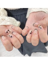 ネイルサロン エーナイン ザ ビッグ豊平店/持ち込みデザイン