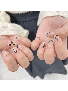 ネイルサロン エーナイン ザ ビッグ豊平店/持ち込みデザイン