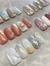 【定額】　トレンドデザインネイル ¥7700 【他店オフ代別途】