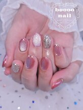 ブーネイル(boooo nail)/赤マグネットネイル