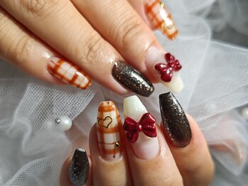 ミュウブランシュ/冬ネイル