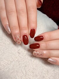 バレンタインネイル♪