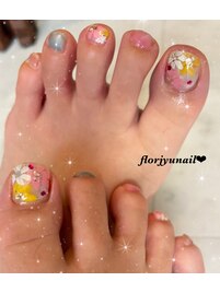 フラワーnail