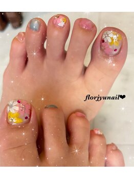 フラワーnail
