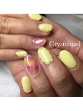 クリスタルネイル ボンベルタ橘店(CRYSTAL NAIL)/上品ネイル