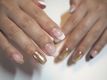 ネイルアンドまつげエクステ専門サロン スリー(THREE)/ミラーネイル