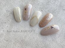 ネイルサロン バロック(Nail Salon BAROQUE)/押し花ネイルデザイン