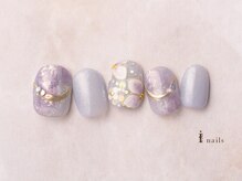 アイネイルズ 横浜EAST店(I-nails)/ニュアンス紫陽花ネイル