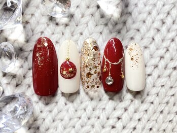 セプトネイルアンドプラス(SEPT NAIL & PLUS)/12月大人かわいいサンプル￥6930