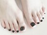 【6月限定】【FOOT】オフあり　ワンカラーフットネイル