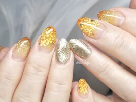 金木犀ネイル