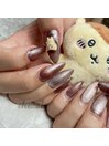 栗まんじゅうネイル