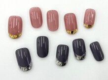 ネイルサロン クイール 小山店(NAIL SALON QUILL)/カラーベースガラスフレンチ