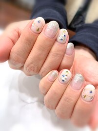 クリスマス/ツリーネイル