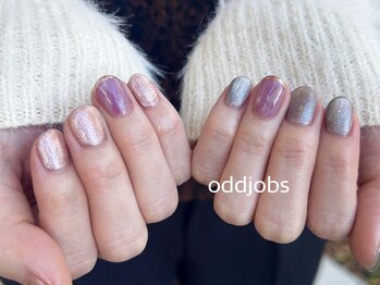 オッドジョブス ネイルアンドアイラッシュ 府中店(odd jobs Nail & Eyelash)/【パラジェル】マグネットネイル