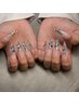 Hand/今流行りのダイヤモンドネイル　10本長さ出し有り