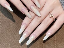 ナユキ 北千住店(NA.YUKI)/ホワイトグラデーションネイル