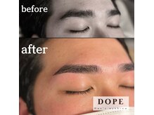 【DOPE:ドープ】新宿駅前（メンズ眉毛サロン/眉毛専門/アイブロウ/眉毛パーマ/まゆげ)の雰囲気（理論×デザインでナチュラルな仕上げが得意【メンズ眉毛サロン】）