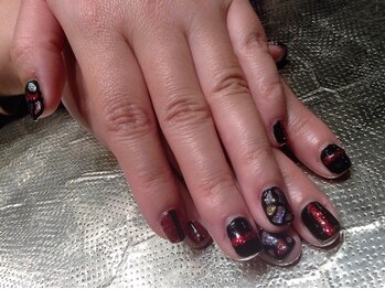 オーロラ(AurorA)/ステンドグラスネイルデザイン