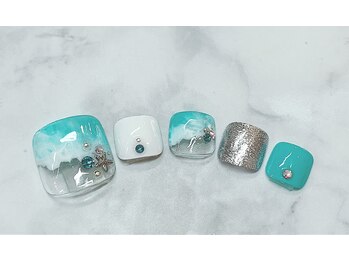 フィールネイル 天王町店(feelnail)/フットデザインコース 12500円
