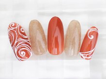 ネイルサロン あかねいろ/チョコレートアート　手描き