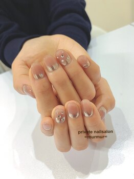 プライベート ネイルサロン マーマ(murmur)/ミラーグラデーション