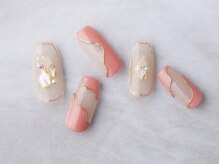 サンミーゴネイル 神戸店(Sunmego Nail)/ピンクニュアンスネイル