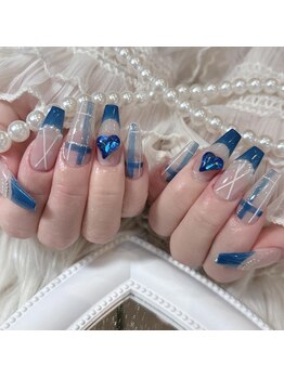 リンドネイル バイ モカ アンド ララ(Lind nail by moca and LaLa)/【mio】10本アート