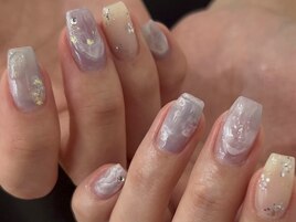 ニュアンス/花柄/あじさい
