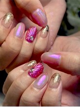 Mネイル 伏見店/haruka nail × ピンクネイル