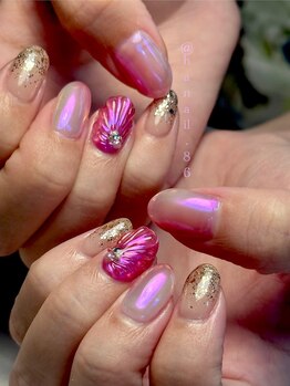 Mネイル 伏見店/haruka nail × ピンクネイル