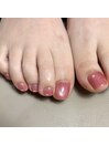 うる艶フットネイル