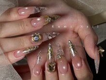 ワンホンネイル 新宿(Rumi Nail)/ゴールドネイル/クリアネイル