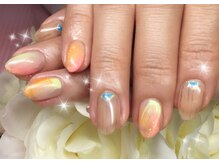 エムズネイル(M's Nail.)/フェザー風ニュアンスアート
