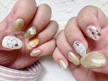 コーシェリ(koselig)/落書きネイル