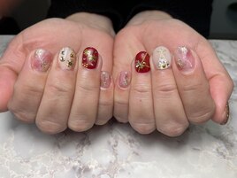 クリスマスネイル