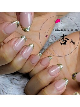 杏 滋賀南草津店の写真/【ご新規さまお得なクーポン◎】普段派手なネイルができない方やOLさんにもオススメ◎【滋賀/南草津】